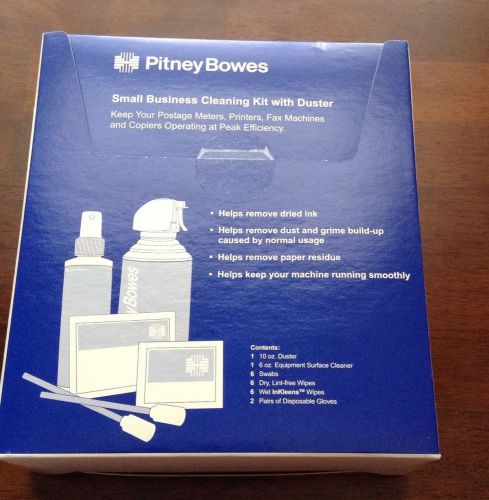 Pitney Bowes small business cleaning kit WITH DUSTER