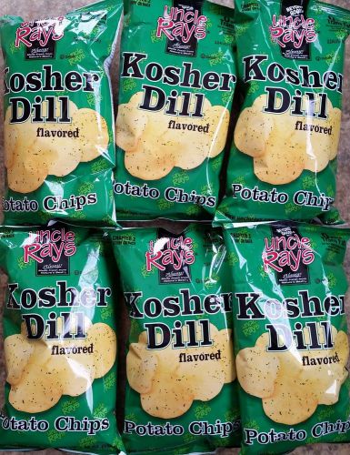 Uncle Ray&#039;s Kosher Dill Potato Chips - 4.25 oz bag - (case box of 6)