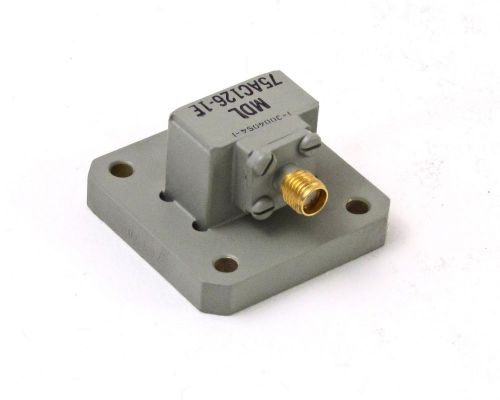 New mdl 75ac126-1e coaxial waveguide to sma female adapter - wr-75, 10-15 ghz for sale