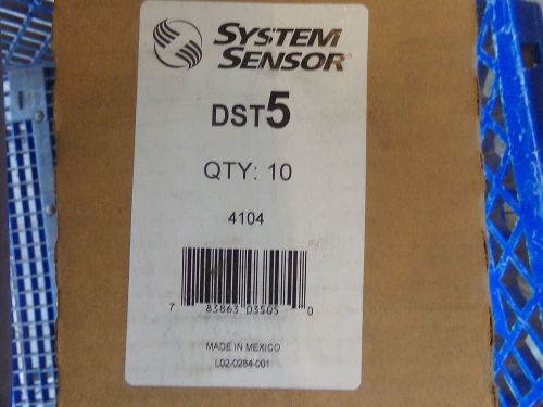 SYSTEM SENSOR DST5 Sampling Tube, Smoke Detector (BOX OF 10) - NEW