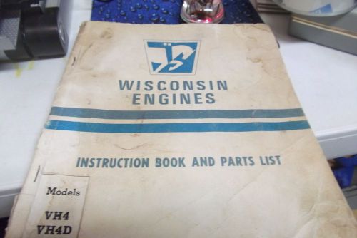 Wisconsin Engines Instruction book and Parts list