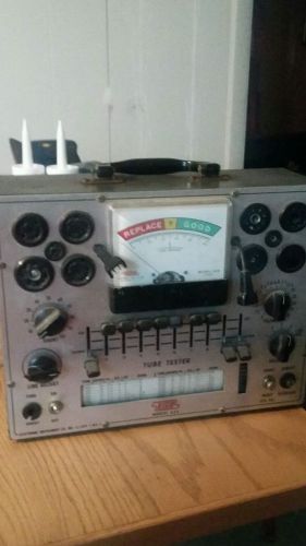 EICO 625 Tube Tester lights  and human when turned on..