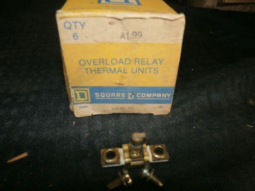 NEW SQUARE D A1.99 OVERLOAD RELAY THERMAL UNIT A199