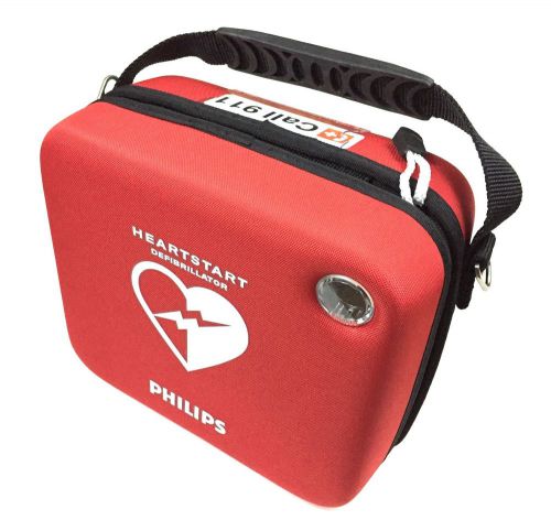 Philips New Padded Case For Heart Defibrillator Case Red CASE ONLY