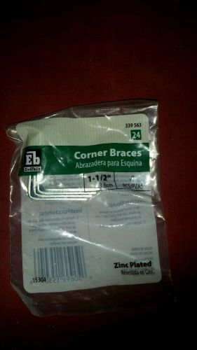 1 bag of 4 Everbilt Corner Braces 1-1/2&#034;