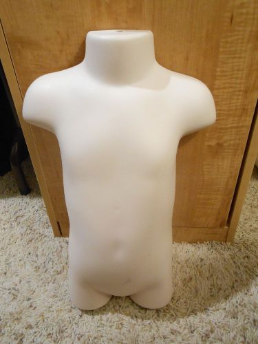 Child Body Mannequin White Display Kids Girl Boy Toddler Young Kid