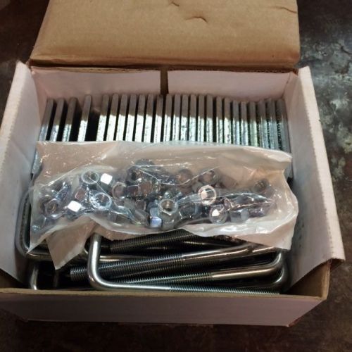 1 new box of 25 unistrut beam clamps w/ u-bolt p2786 for sale