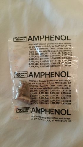 Amphenol AMP UG-306/U BNC RF Connector 90 Ell Adapter New