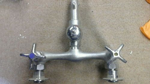 Speakman sc-5811 commander service sink faucet with cross handles for sale
