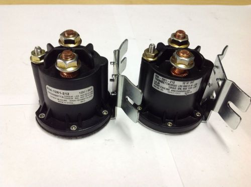 2 Trombetta 12 volt solenoids 634-1261-212 int./duty, 3 pole type