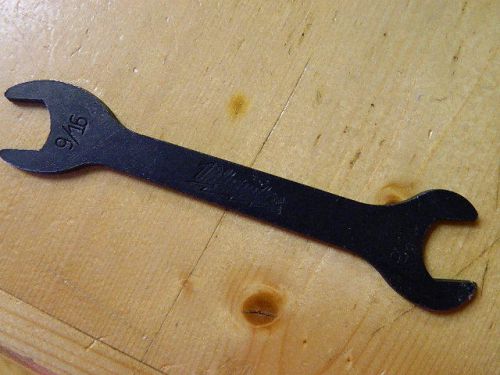 Milwaukee Open End Wrench 9/16x11/16 Black Metal Hand Tool Vintage Tool