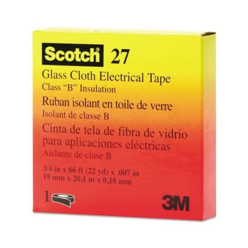 SCOTCH 27-3/4&#034; x 66ft Electrical Tape Glass Cloth (29-2734)