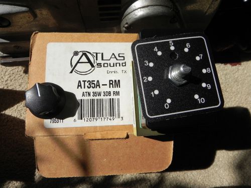 ATLAS AT35-RM ATTENUATOR (BLACK - RACK MOUNT - 35 WATT)