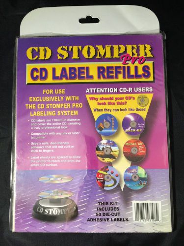 Discontinued CD Stomper CD Label Pro Refills Full Package