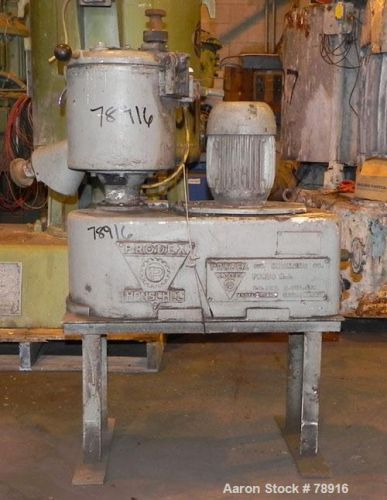 Used- prodex henschel high intensity mixer, model 2jss, .25 cubic feet (7 liter) for sale