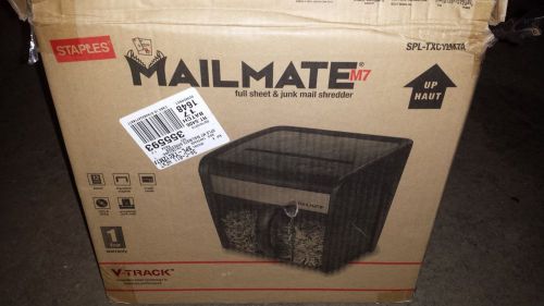 Mailmate M7 12-Sheet Cross-Cut Shredder Black SPL-TXC12M7A