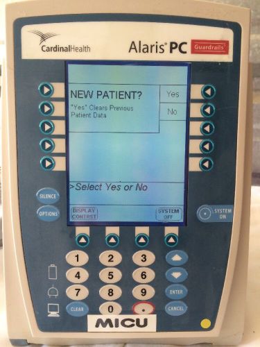 CareFusion Cardinal Health Alaris PC 8000 Series Medley Guardralis Infusion Pump