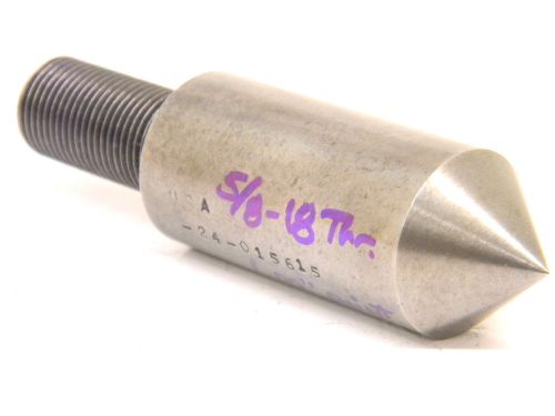 Used usa lathe dead center with 1.00&#034; point diameter (5/8&#034; x 18 threaded mount) for sale