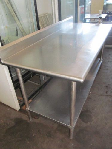 Stainless steel 30&#034; x 72&#034; work table w/edlund can opener for sale