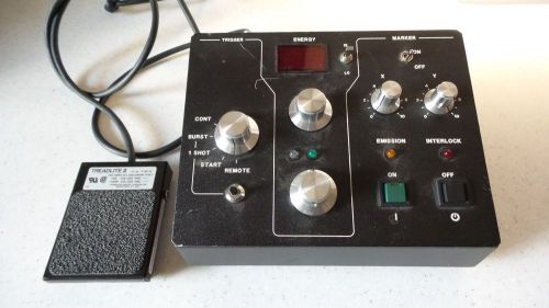 Wave research ez-laze 532 / 355  control panel  &amp; foot pedal for sale