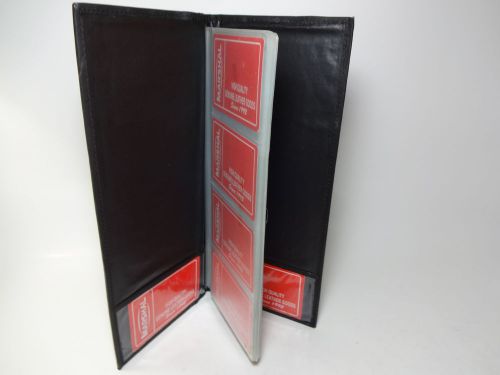 Marshal Black Business/C.Card Organizer-20 Pages,80 Cards-2 ID Windows-#4570CF