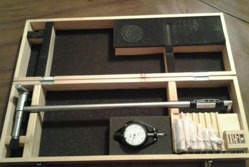 Spi dial bore gage gauge 14-606-8 6-10&#034; wood box for sale