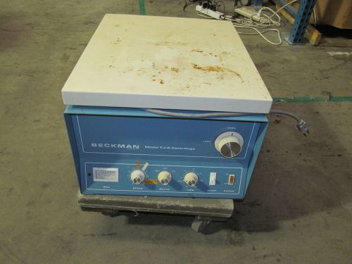 Beckman tj-6 centrifuge w/rotor and buckets - 14666 for sale