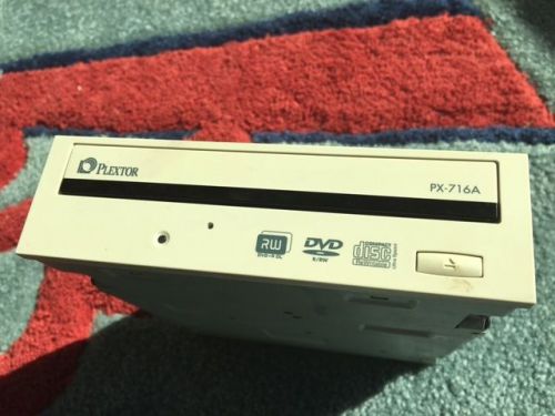 Plextor px-716a internal dvd-rw burner ide optical drive,used,working for sale