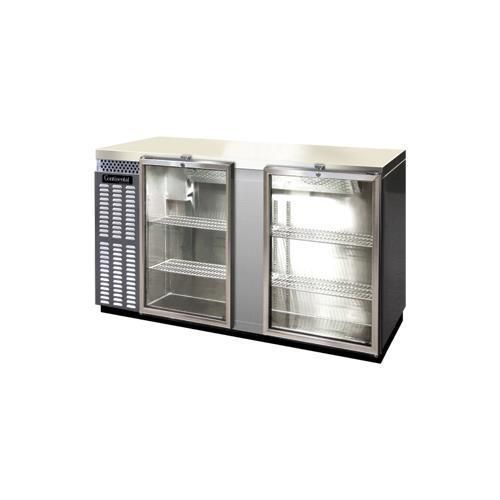 Continental Refrigerator BBUC69-SS-GD Back Bar Cabinet, Refrigerated