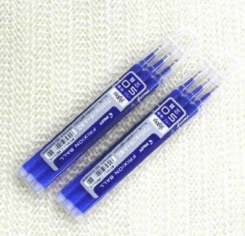Pilot FriXion Gel Ink Pen Refill-0.5mm-blue-pack of 3X2pack Value Set