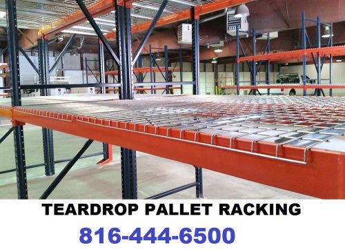 Pallet Rack 42-in x 46-in Wire Mesh Deck racks racking teardrop steel new