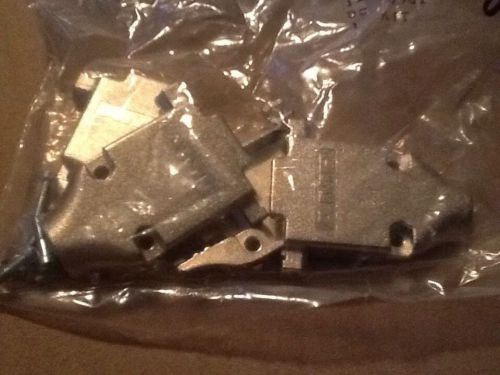 QTY (3) 1-745172-3 AMP 15 POSITION BACKSHELL CABLE CLAMP DB15