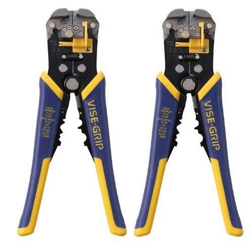 (2 PACK) Irwin Tools 2078300 8-Inch Self-Adjusting Wire Stripper with ProTouch
