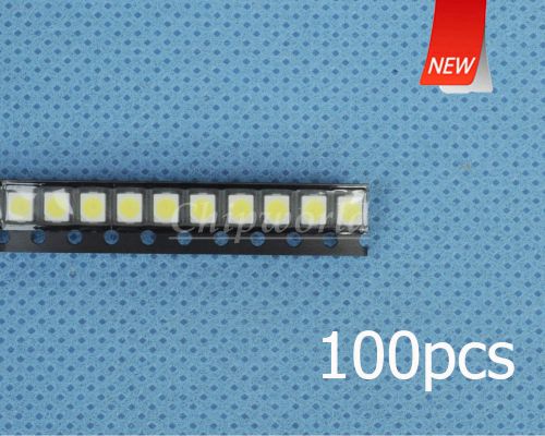 100pcs 3528 white led light emitting diode smd high-power led 3.0-3.4v for sale