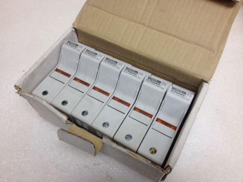 New ferraz shawmut us3j1i ultrasafe indicator fuse holder, 30a, 600vac, set of 6 for sale