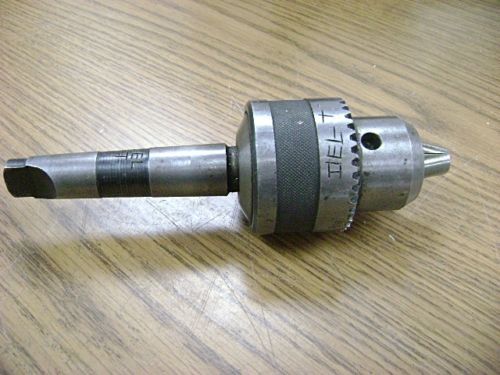 Del-t 1/8&#034; - 5/8&#034; capacity key type drill chuck #jt3 mount for sale