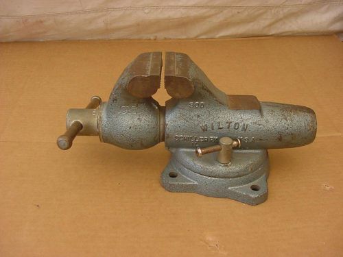 NICE WILTON  BULLET VISE SWIVEL BASE  W/ 3&#034; JAW &amp; ANVIL MODEL 300 - MADE IN USA