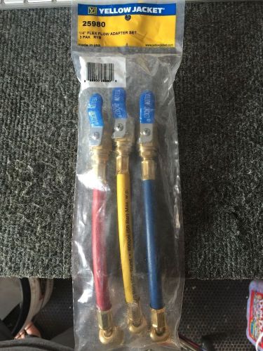 Yellow jacket 25980 3-pak ball vavle hose ryb for sale