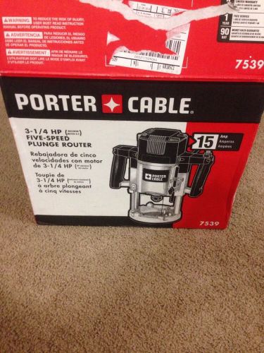 Porter Cable Plunge Router  Model 7539