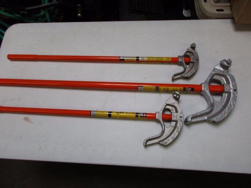 Klein tools emt conduit bender set of 3. 1&#034; 3/4&#034; 1/2&#034;. benders in great shape!!! for sale