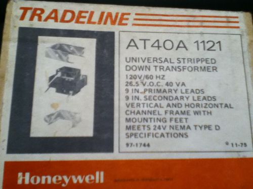 Honeywell AT40A 1121 universal 24V 40VA Transformer TradeLine NIB