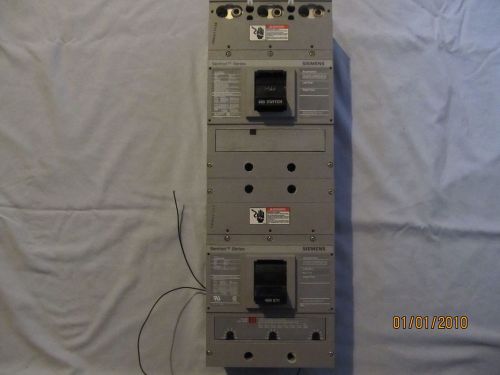 Siemens sentron circuit breaker &amp; disconnect switch jxd63h400 joslyn clark for sale