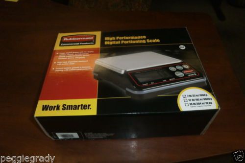 Rubbermaid Commercial Prod 1812590 New High Performance Digital Portioning Scale