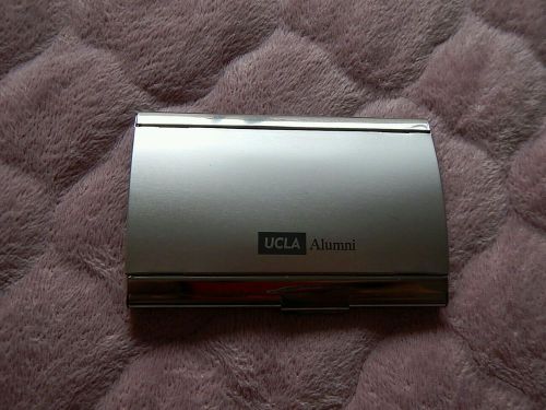 New! UCLA ALUMNI Metal BUSINESS CARD CASE Carrier Graduation Gift Rare!