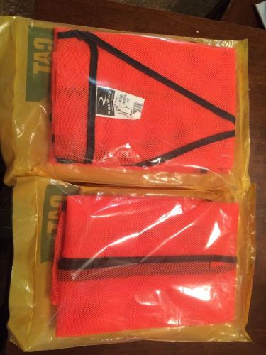 RADIANS high viz safety vests, orange, lot of 10
