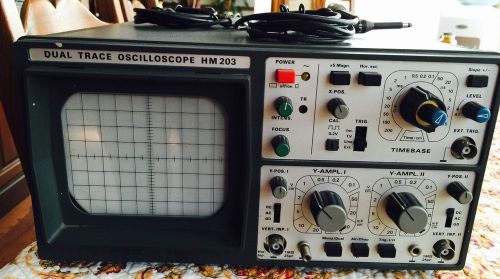 Hameg Oscilloscope Dual Trace 20 HMZ HM 203