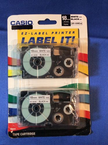 Casio Label Printer Tape - XR18WE2S
