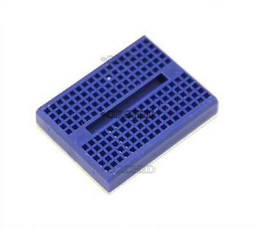 2pcs mini blue solderless prototype breadboard 170 tie-points for arduino