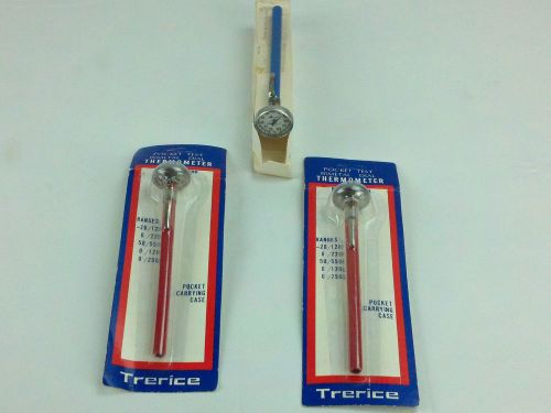 Lot of 3 New Pocket Test Thermometers