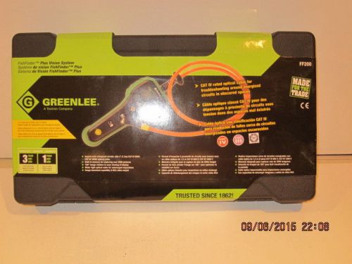 Greenlee FF200 FishFinder Plus Vision System BRAND NEW SEALED BOX FREE SHIPPING!